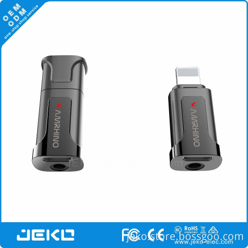 Mini 3.5mm audio and micro usb charging mobile adapter for iphone 7